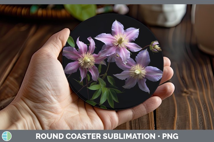 GorgeousFlowers Round Coaster design.