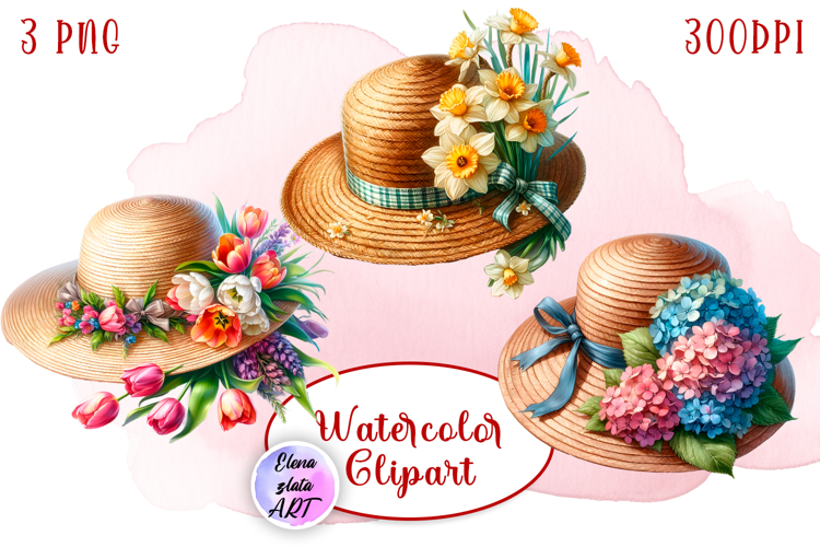 Watercolor Flowers Image 8