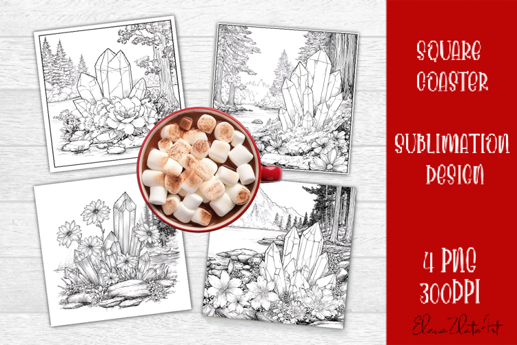 Summer girls Coaster Design |Coloring pages