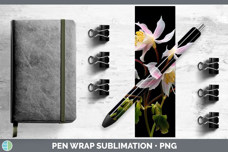 GorgeousFlowers Pen Wrap design.