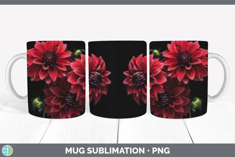 GorgeousFlowers Mug Wrap design.