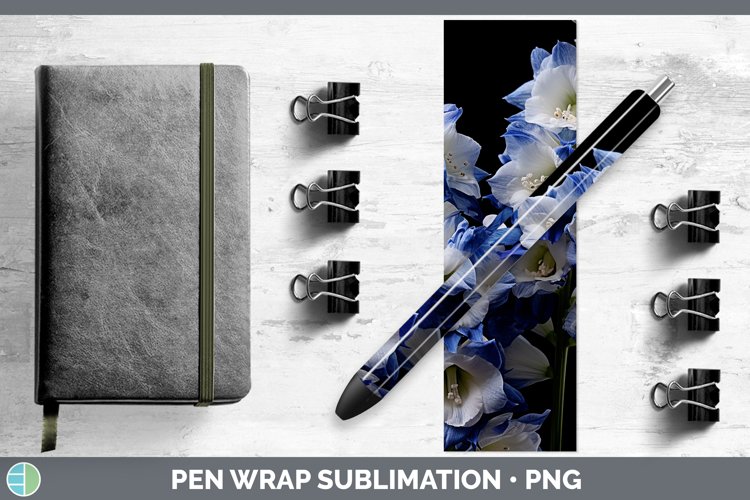 GorgeousFlowers Pen Wrap design.