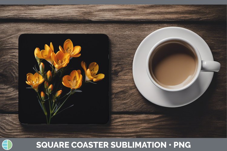 GorgeousFlowers Square Coaster design.