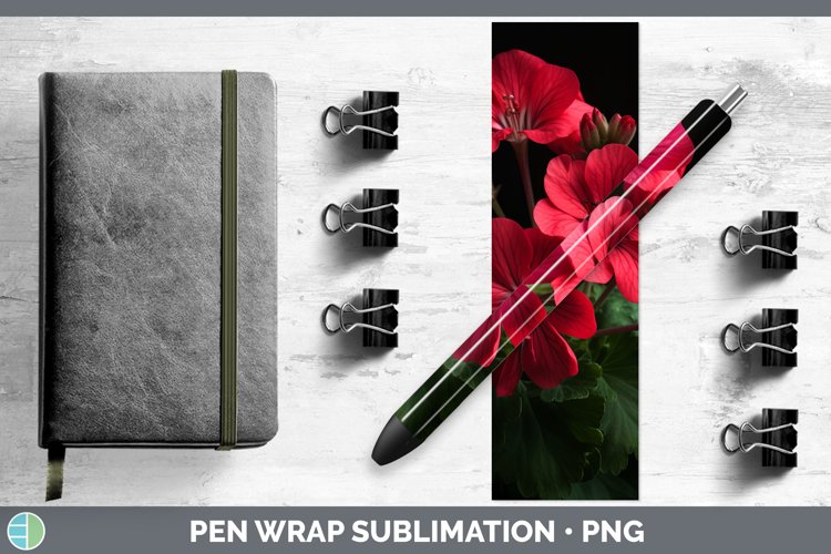 GorgeousFlowers Pen Wrap design.
