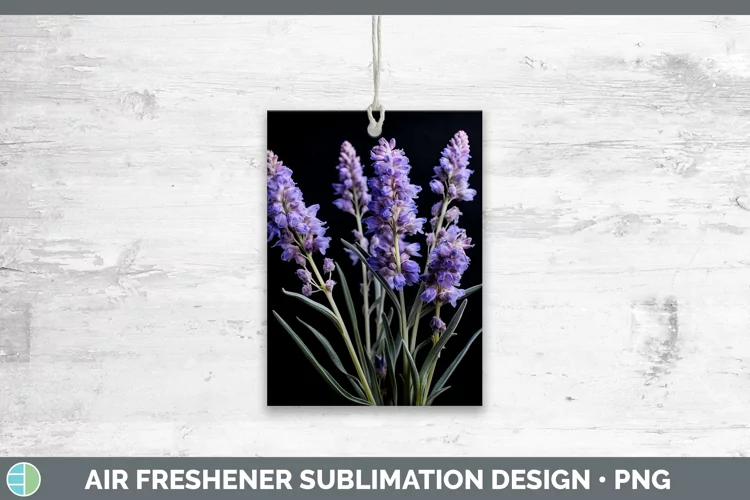 Flowers Lavender Air Freshener Sublimation Car Freshener Des
