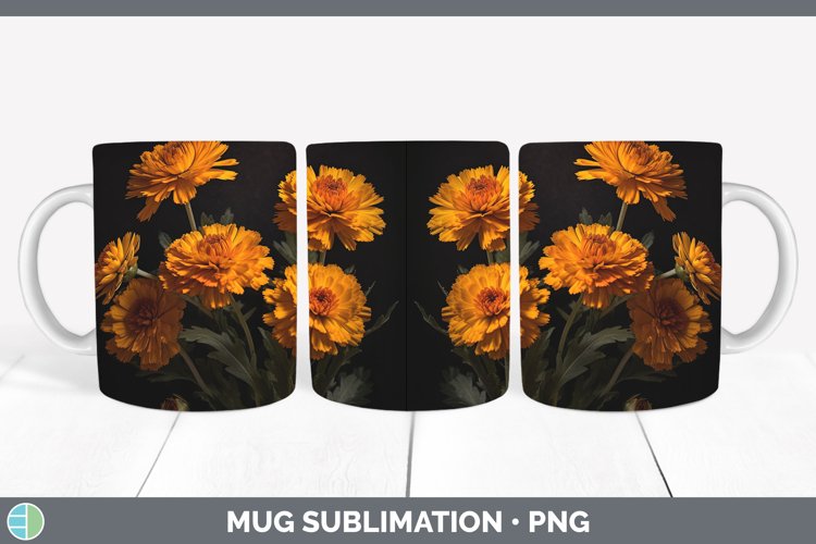 GorgeousFlowers Mug Wrap design.
