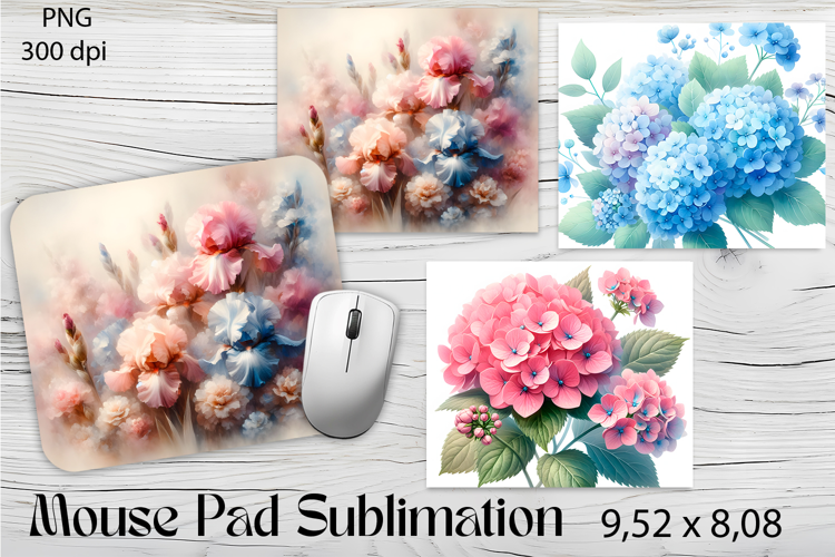 Flowers Mouse Pad. Flowers Mouse Pad Sublimation