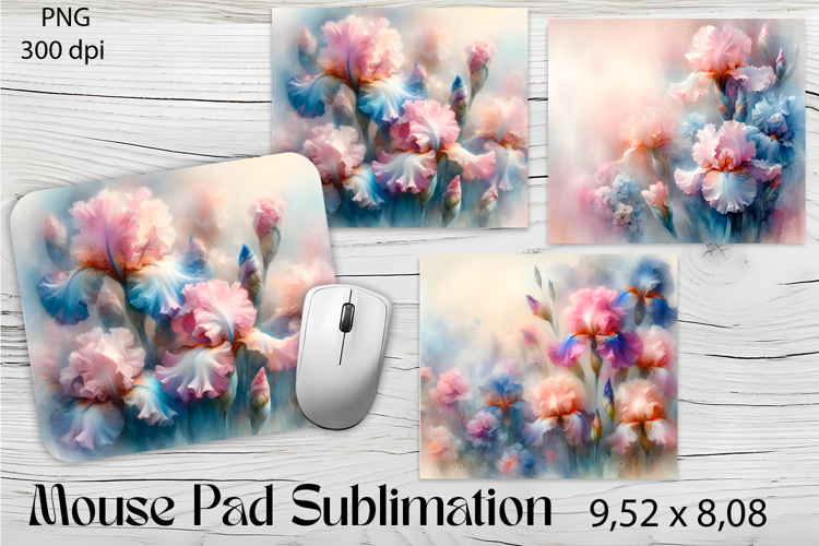 Flowers Mouse Pad. Flowers Mouse Pad Sublimation