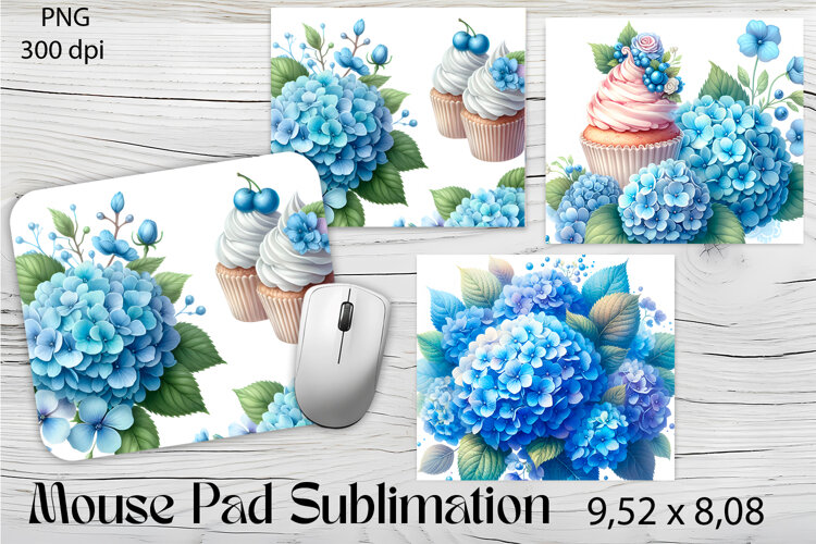 Flowers Mouse Pad. Flowers Mouse Pad Sublimation example image 1