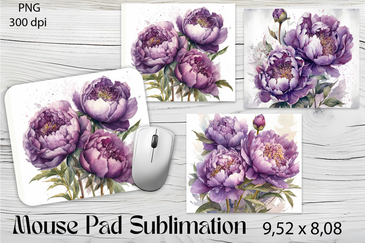 Flowers Mouse Pad. Flowers Mouse Pad Sublimation