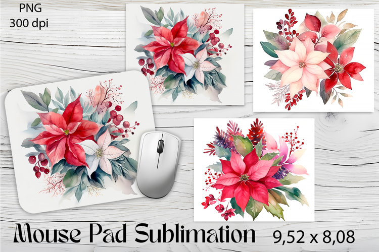 Flowers Mouse Pad. Flowers Mouse Pad Sublimation