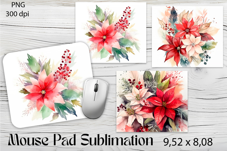 Flowers Mouse Pad. Flowers Mouse Pad Sublimation
