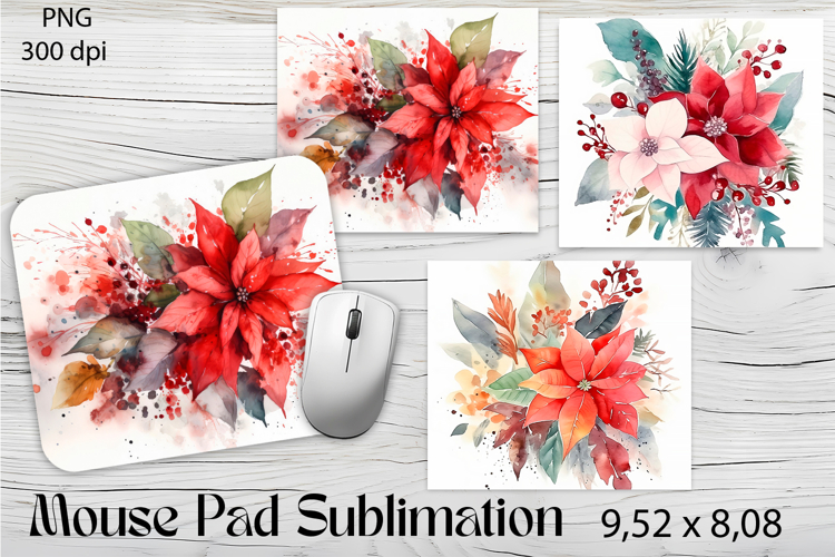 Flowers Mouse Pad. Flowers Mouse Pad Sublimation