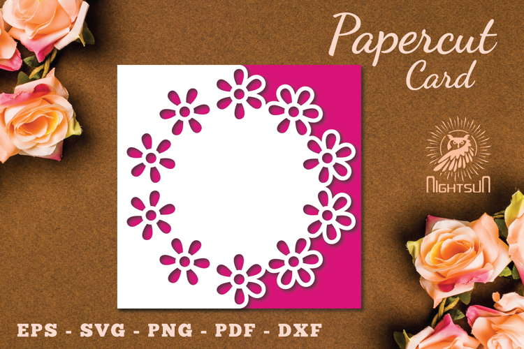 Paper Flowers Svg Image 24