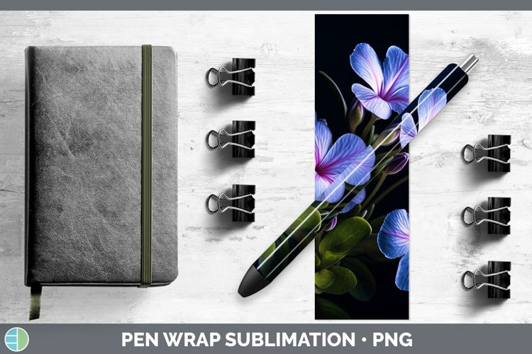 GorgeousFlowers Pen Wrap design.