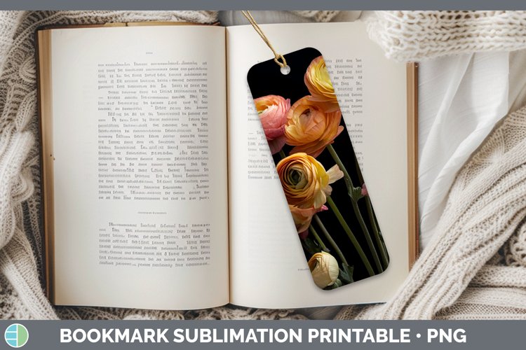 GorgeousFlowers Bookmark design.