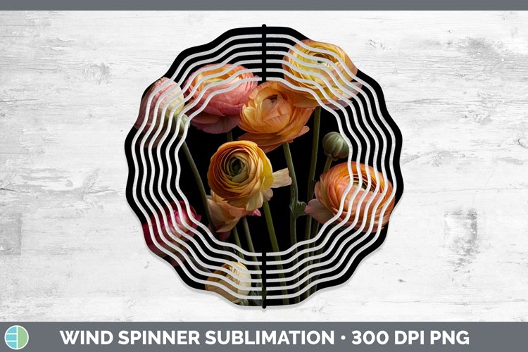 GorgeousFlowers Wind Spinner design.