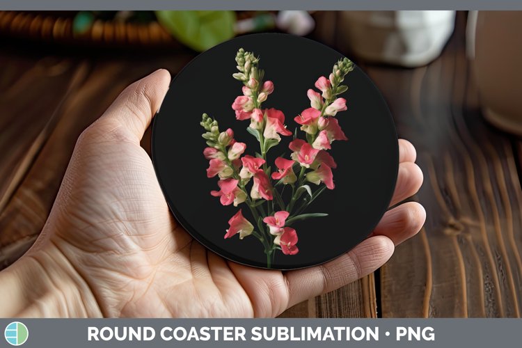 GorgeousFlowers Round Coaster design.