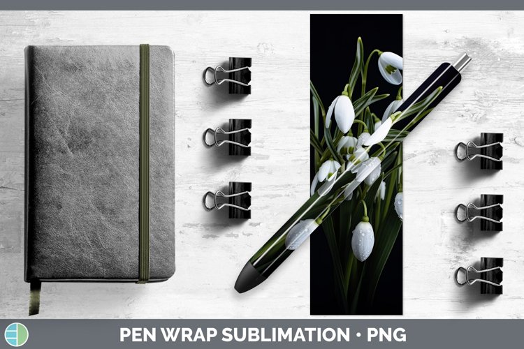 GorgeousFlowers Pen Wrap design.