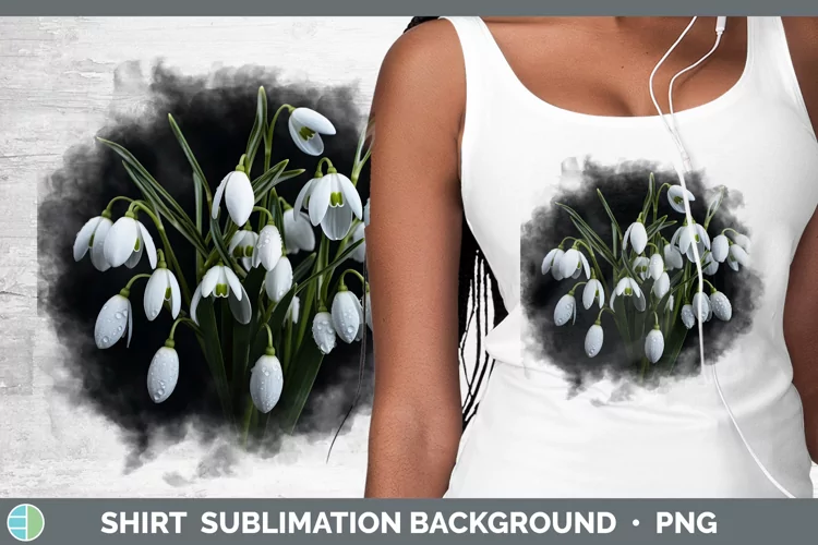 Flowers Snowdrop Shirt Sublimation Sublimation Background De