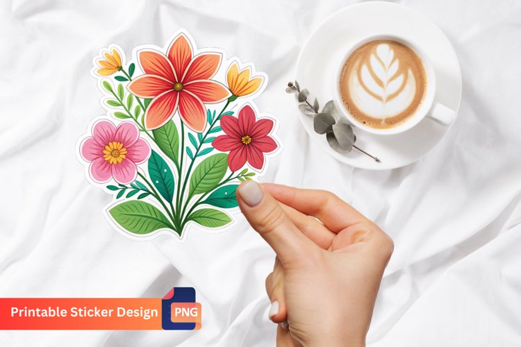 Boho Flower Clipart Image 11