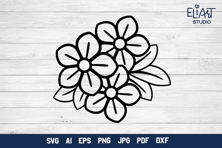 Flowers SVG | Floral Bouquet SVG Cut File