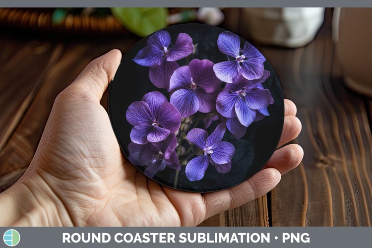 GorgeousFlowers Round Coaster design.