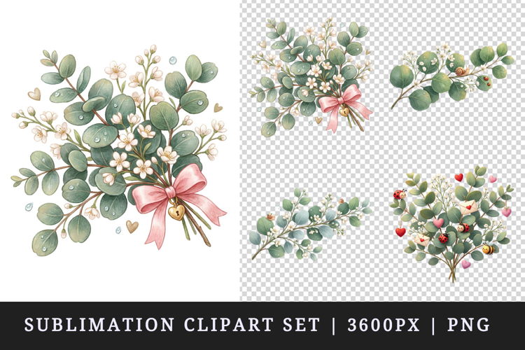 Flowers clipart printable sublimation design png