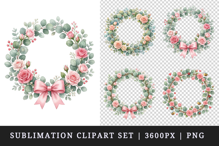 Flowers clipart printable sublimation design png