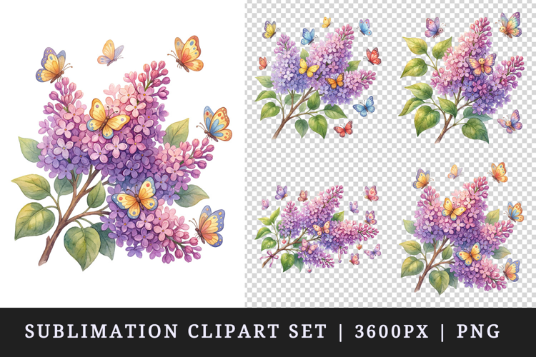 Flowers clipart printable sublimation design png