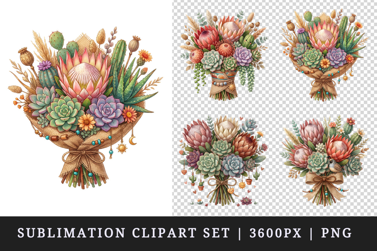 Flowers clipart printable sublimation design png
