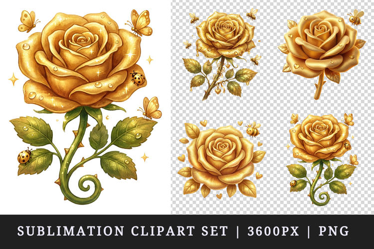 Flowers clipart printable sublimation design png