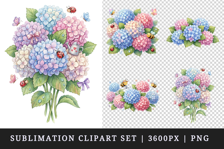 Flowers clipart printable sublimation design png