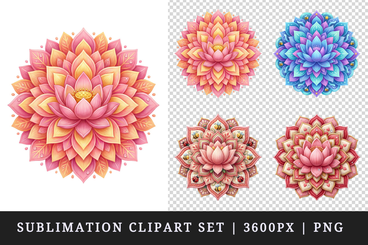 Flowers clipart printable sublimation design png