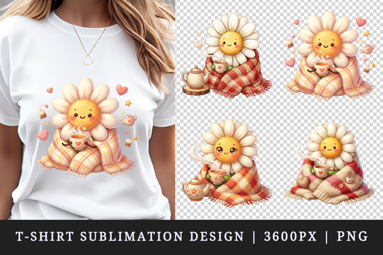 Flowers t-shirt printable sublimation design png