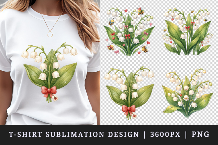 Flowers t-shirt printable sublimation design png