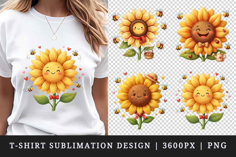 Flowers t-shirt printable sublimation design png