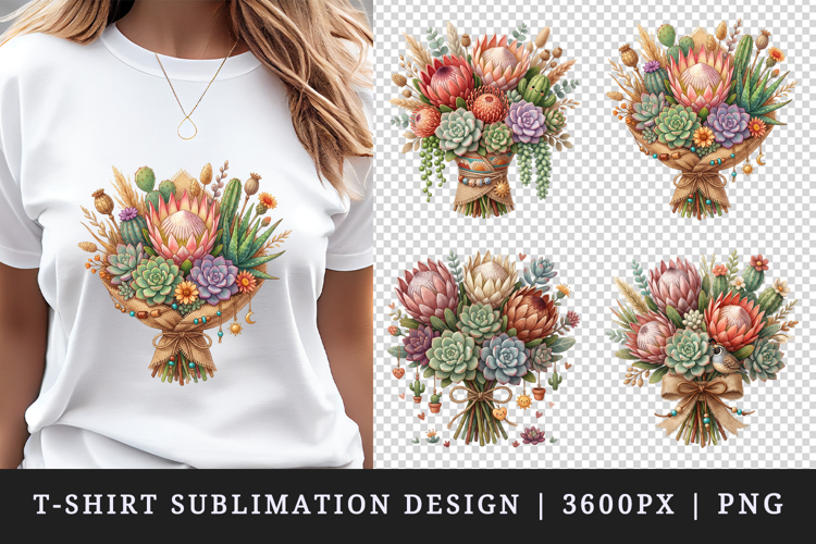 Flowers t-shirt printable sublimation design png