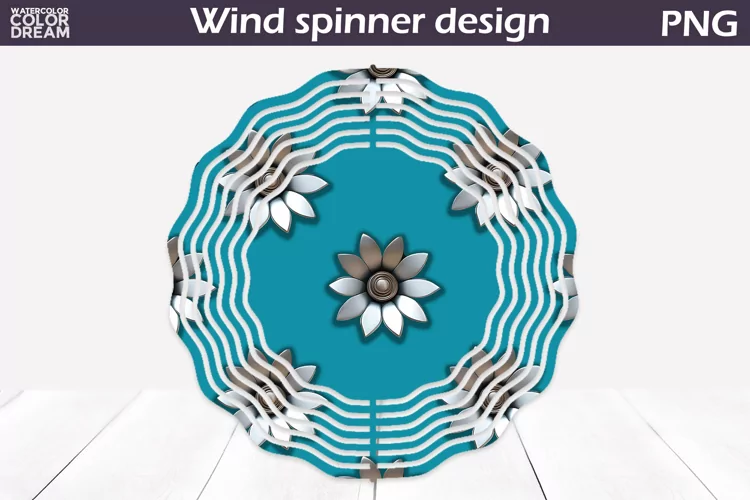 Flowers Wind Spinner | 3d Flowers Wind Spinner