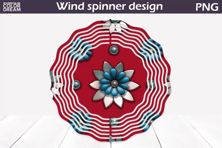 Flowers Wind Spinner | 3d Flowers Wind Spinner