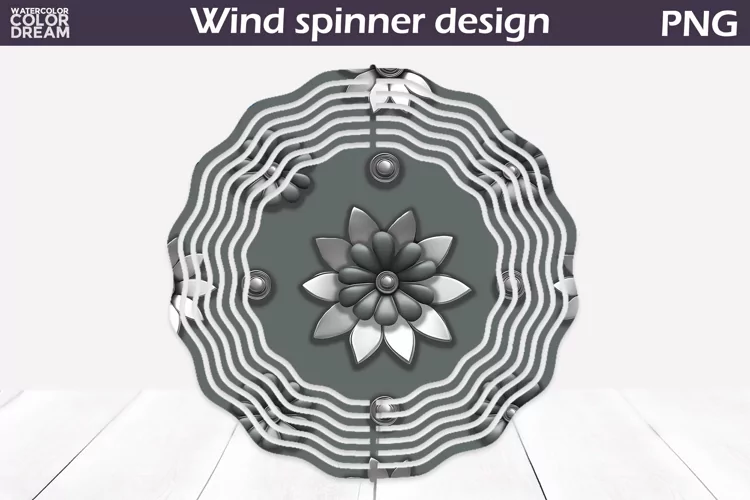 Flowers Wind Spinner | 3d Flowers Wind Spinner