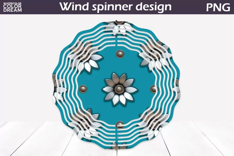 Flowers Wind Spinner | 3d Flowers Wind Spinner