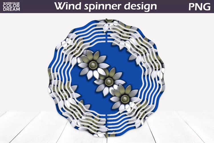 Flowers Wind Spinner | 3d Flowers Wind Spinner