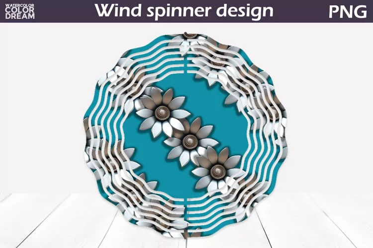Flowers Wind Spinner | 3d Flowers Wind Spinner