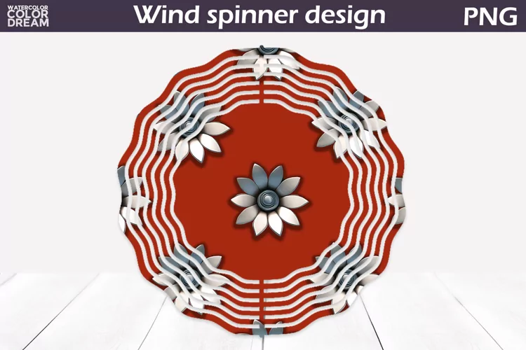 Flowers Wind Spinner | 3d Flowers Wind Spinner