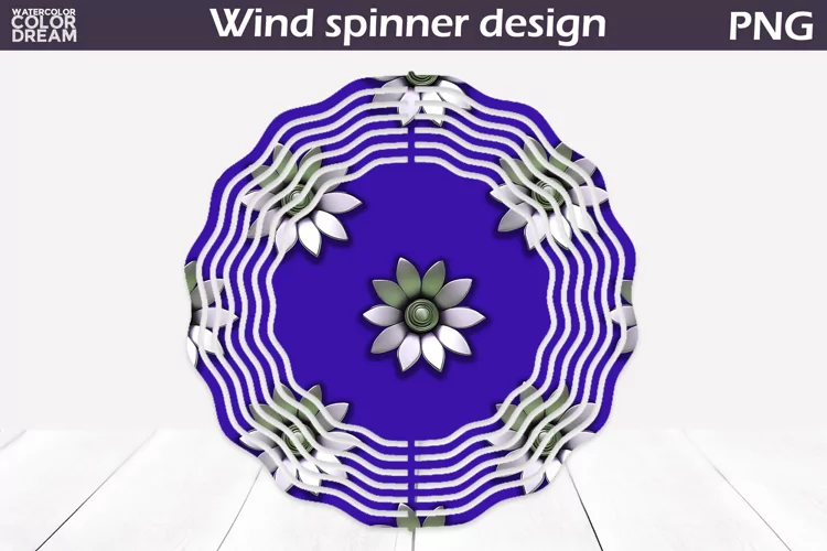 Flowers Wind Spinner | 3d Flowers Wind Spinner