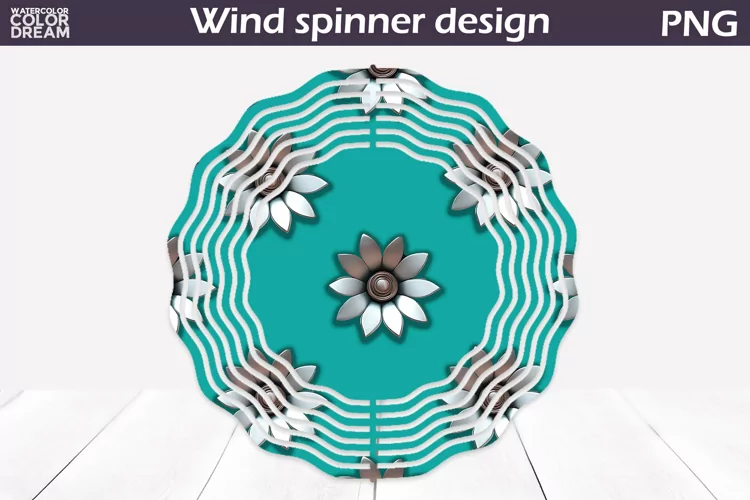 Flowers Wind Spinner | 3d Flowers Wind Spinner