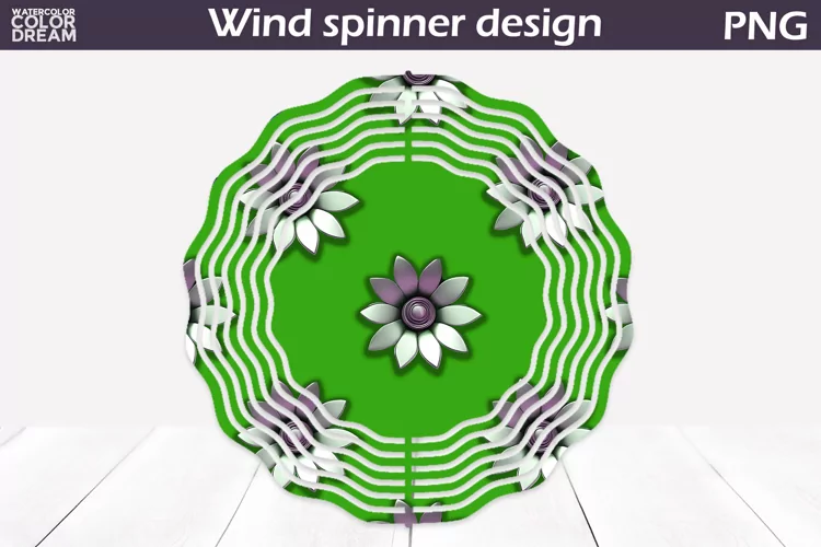 Flowers Wind Spinner | 3d Flowers Wind Spinner