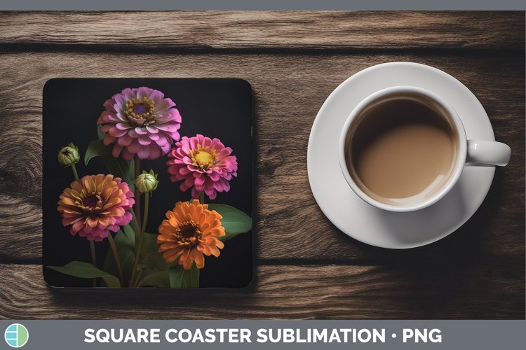 GorgeousFlowers Square Coaster design.