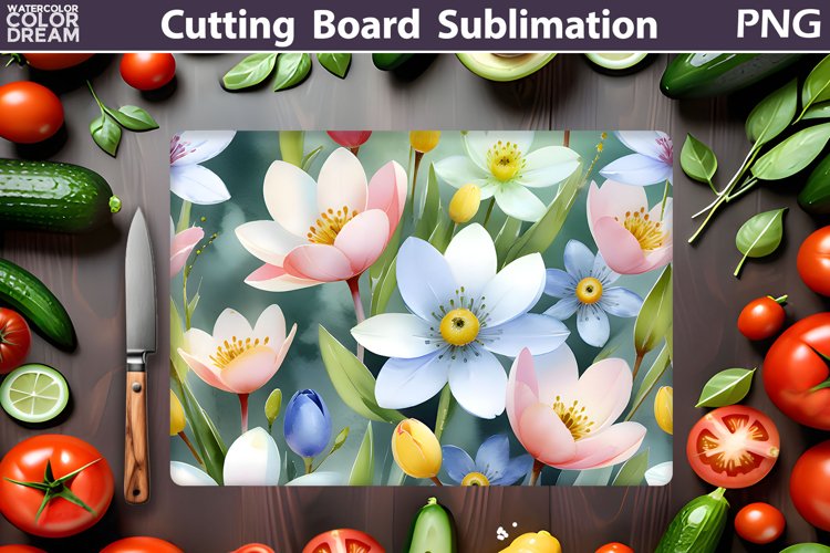 Watercolor Flowers Image 14